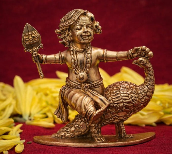 Panchaloha Murugan With Peacock